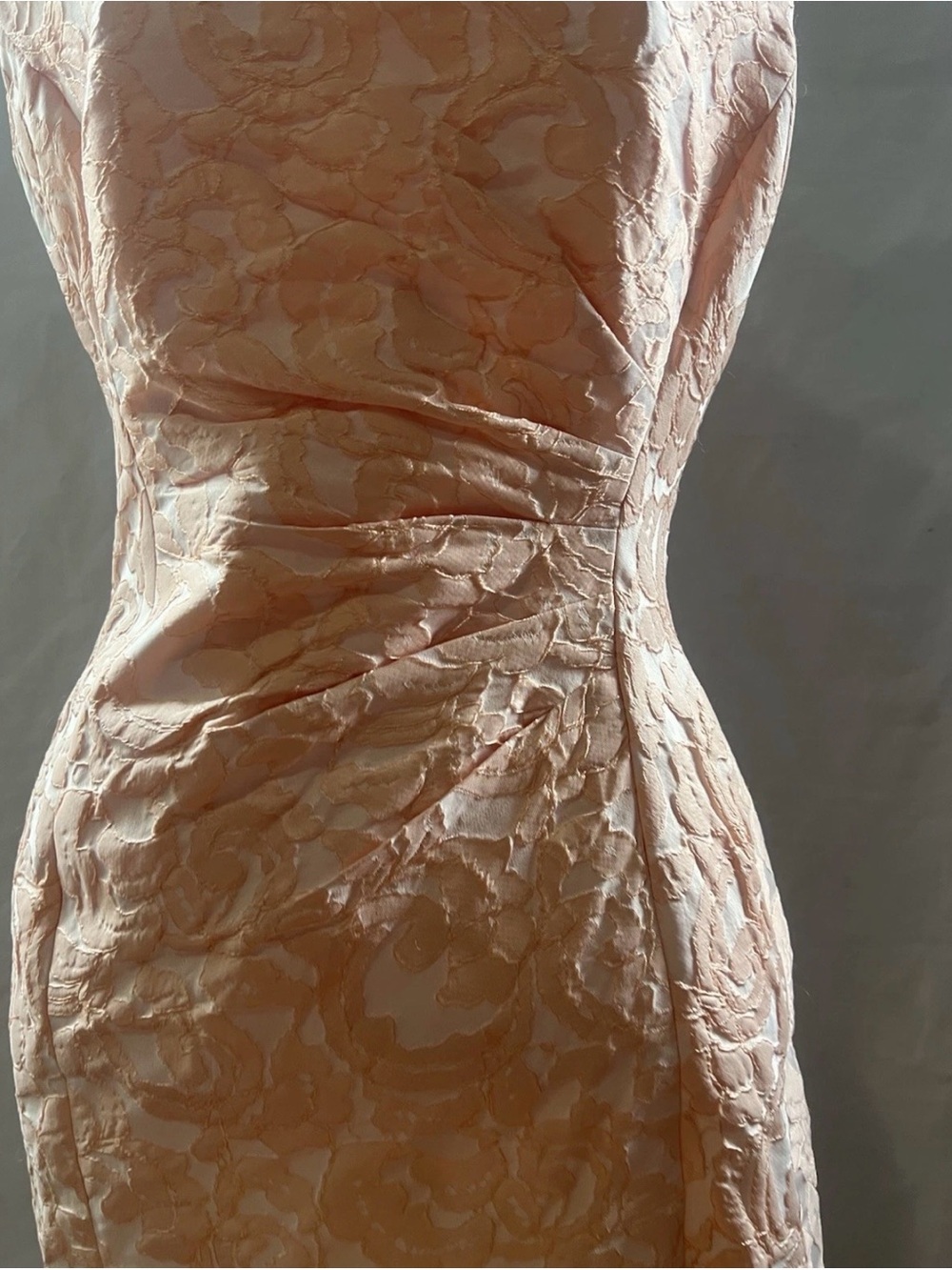 Lauren Ralph Lauren Pink Jacquard Sheath Dress Size 4 Elegant Cocktail Career - Picture 14 of 14